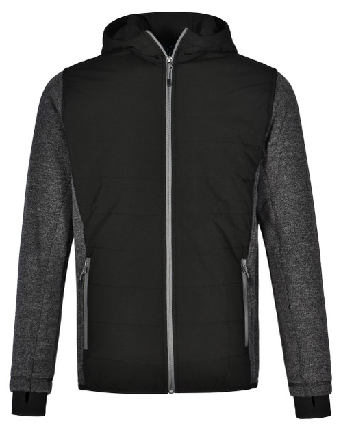 Winning Spirit JK43 Men's Heather Sleeve/Quilted Body Jacket - Territory Uniforms