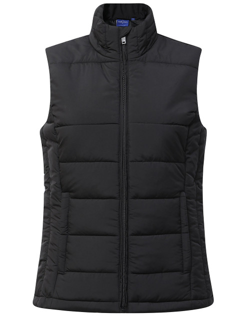 Winning Spirit JK62 Ladies' Sustainable Insulated Puffer Vest (3D Cut) - Territory Uniforms