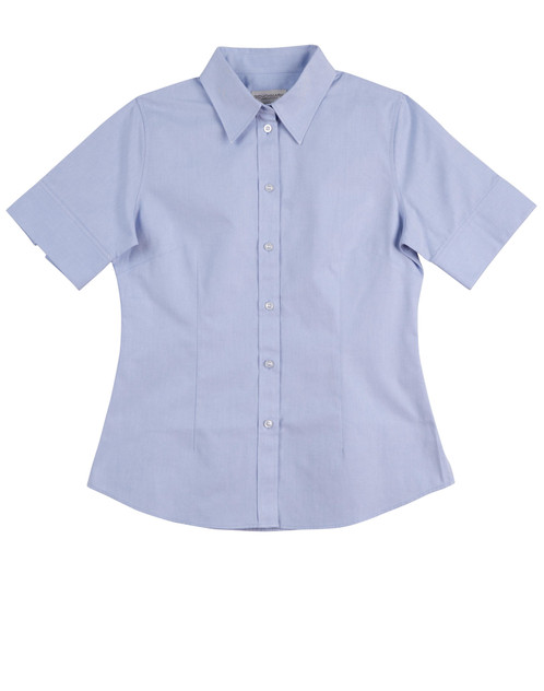 Benchmark M8040S Women's CVC Oxford Short Sleeve Shirt - Territory Uniforms