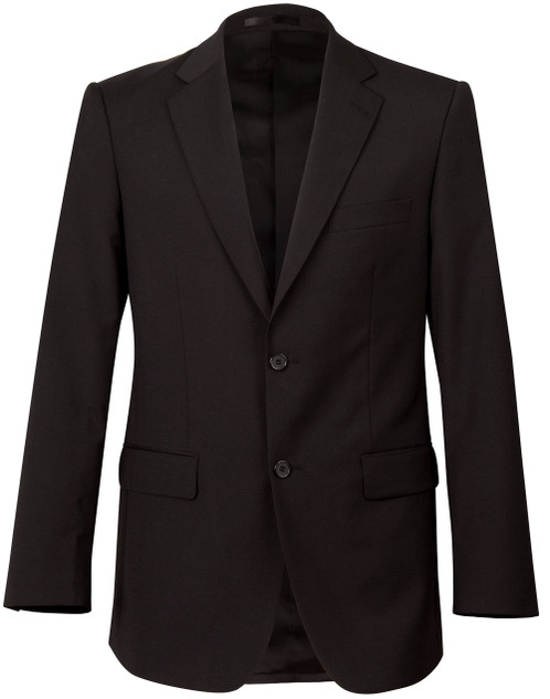 M9100 Men's Two Buttons Jacket in Wool Stretch