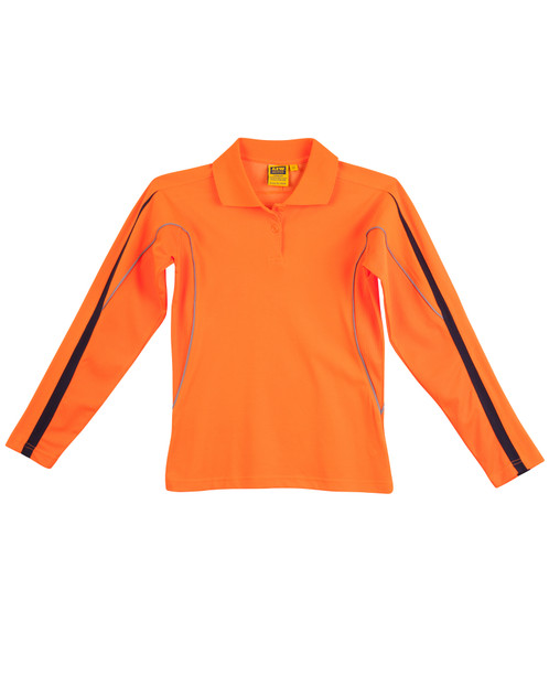 SW34A Ladies' Truedry L/S Hi-Vis Polo