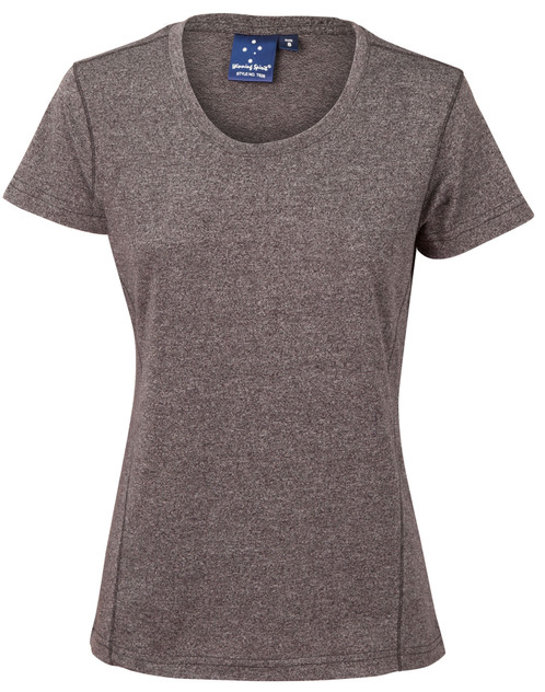 Winning Spirit TS28 Ladies' Cool Heather Short Sleeve Tee - Territory Uniforms