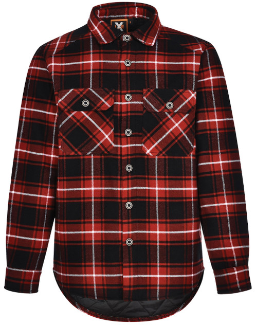 AIWX WT07 Adults' Quilted Flannel Shirt - Territory Uniforms