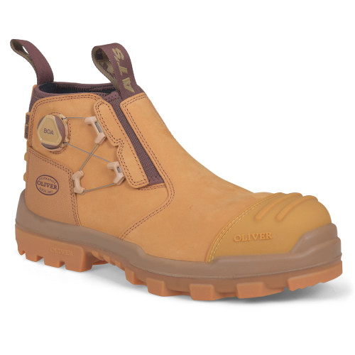 54522FLS-Wheat Elastic Sided BOA Boot
