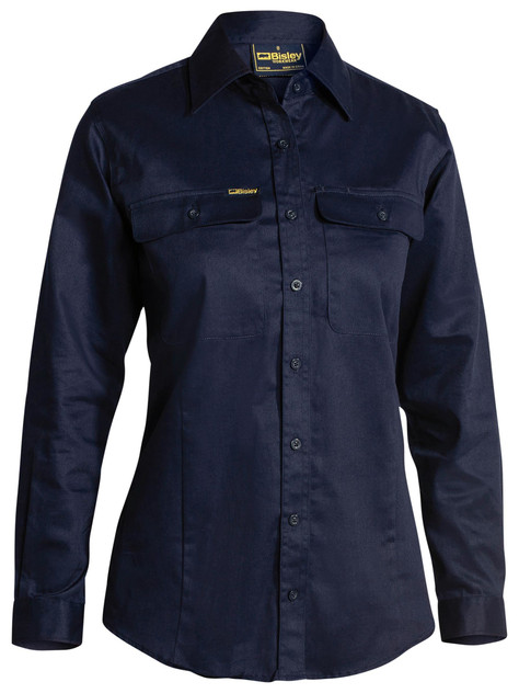 Bisley BL6339 Women's Drill Shirt - Territory Uniforms