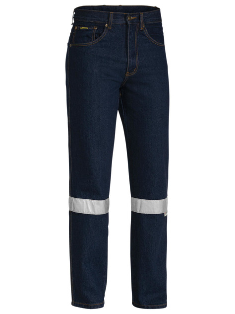 Bisley BP6050T Taped Rough Rider Denim Jean - Territory Uniforms
