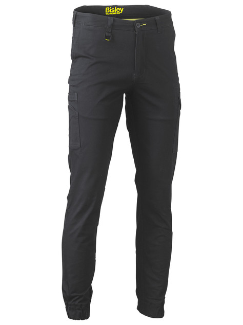 BPC6028-Stretch Cotton Drill Cargo Cuffed Pants