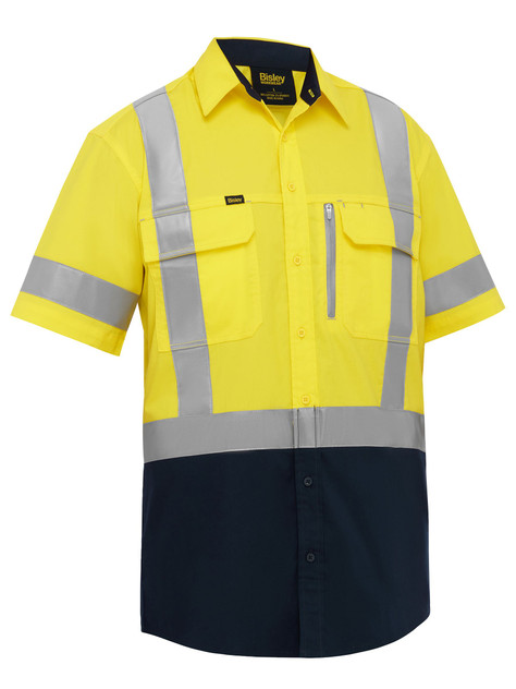 BS1176XT-X Taped Hi Vis Stretch Cotton Shirt