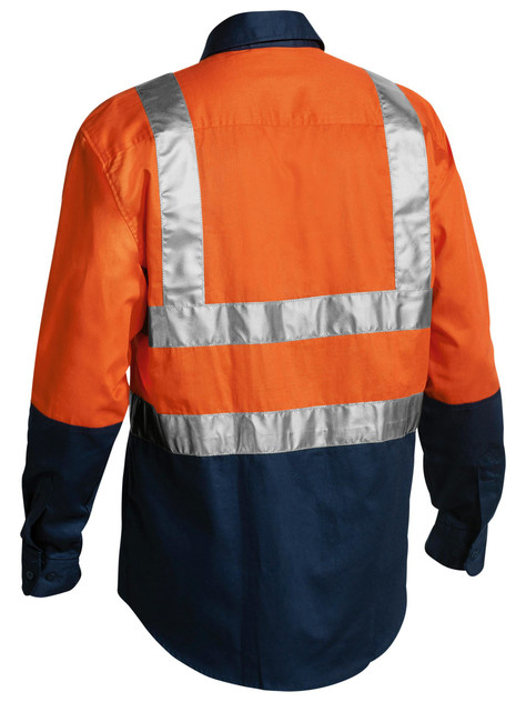 BS6267T-Taped Hi Vis Drill Shirt
