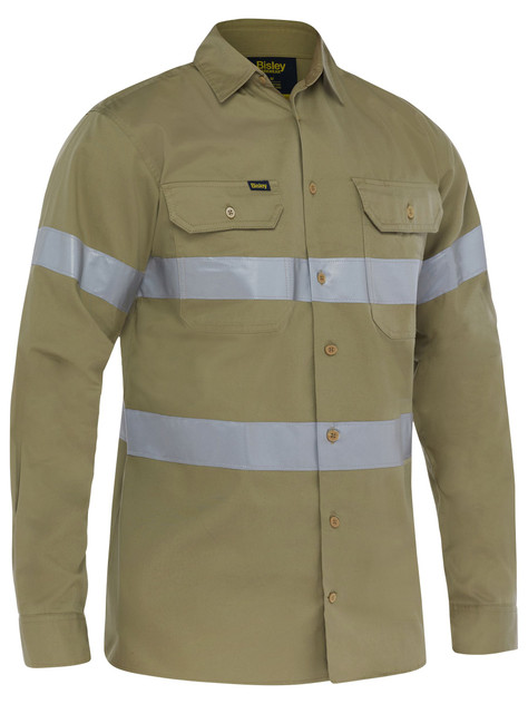 BS6883T-L/S Lightweight Drill Shirt