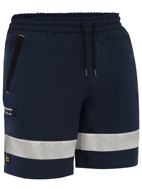 BSHC1333T-Flx & Move Taped 4-Way Stretch Elastic Waist Cargo Short