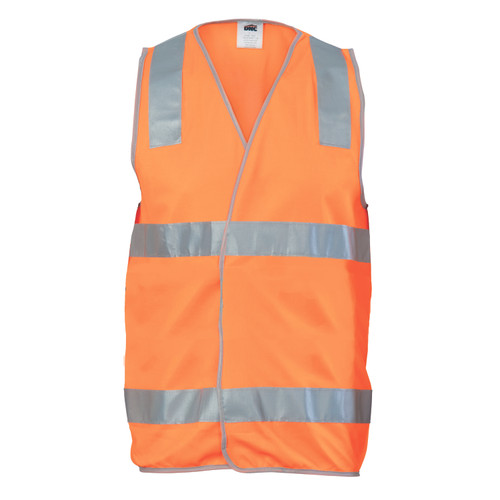 Day/Night Safety Vest with Hoop & Shoulder CSR R/Tape