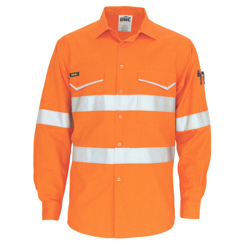 RipStop Cotton Cool Shirt with CSR Reflective Tape - L/S