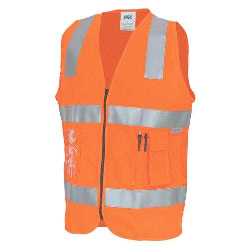Day/Night Side Panel Safety Vest with 3M R/Tape