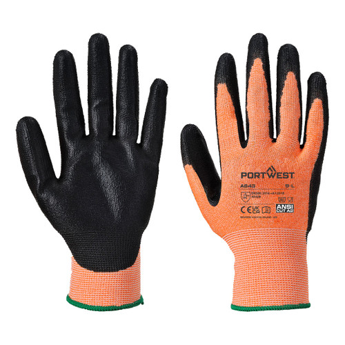 A643 Amber Cut Glove - Nitrile Foam