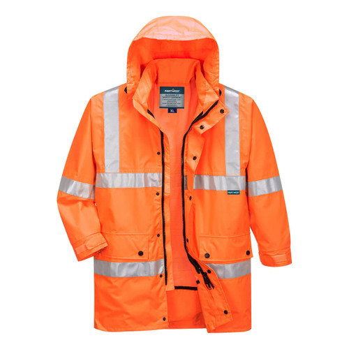 MF306 Argyle Hi-Vis Rain Traffic Jacket