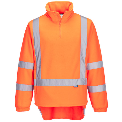 TM601 TTMC-W17 Hi-Vis X Back 1/4 Zip Polar Fleece