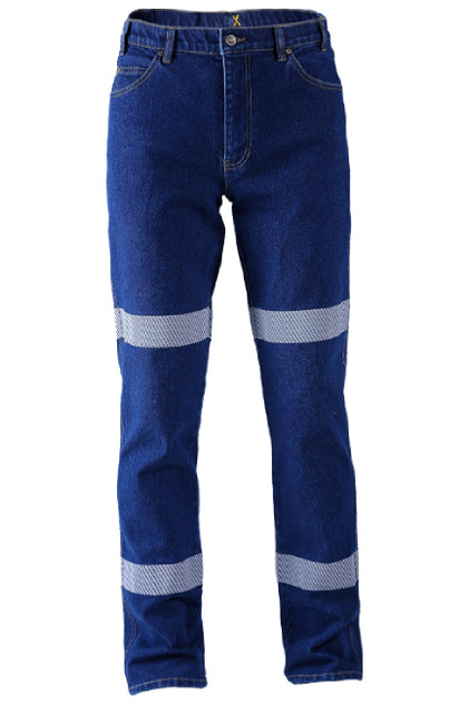 RMX007R RMX Flexible Fit Stretch Denim Jeans, Reflective