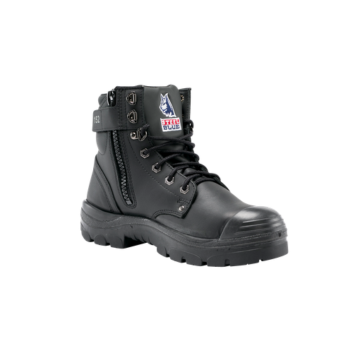 332152-Argyle-Steel Cap/Bump Cap-Lace Up/Zip Side Boot