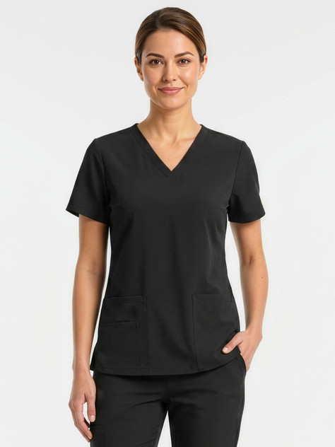 CST141LS Ladies S/S Scrub Top