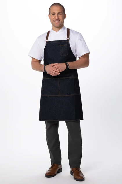 Memphis Denim Cross Back Apron