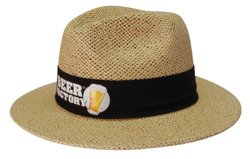 4285 Madrid Style String Straw Hat