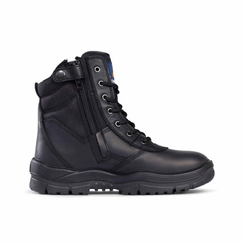 951020 Non Safety-Lace Up/Zip Side Boot