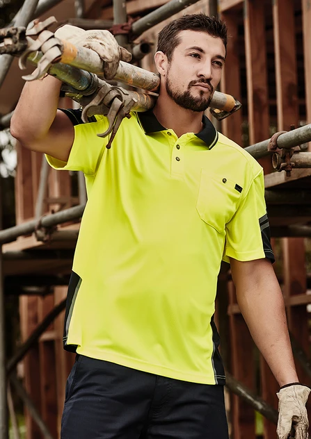ZH465 S/S Mens Hivis Squad Polo
