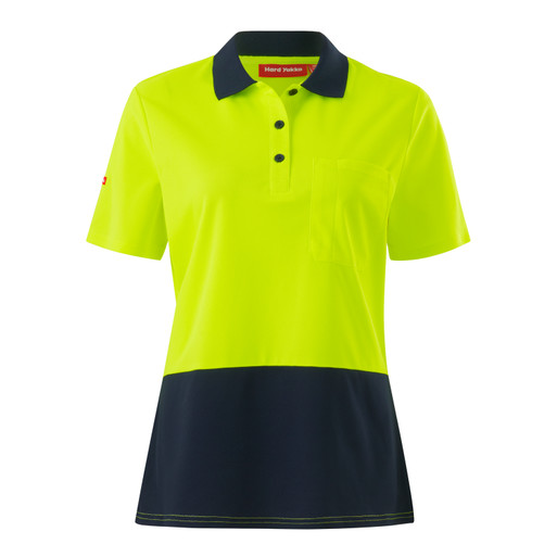 Y08601 S/S Womens Hi Vis Polo