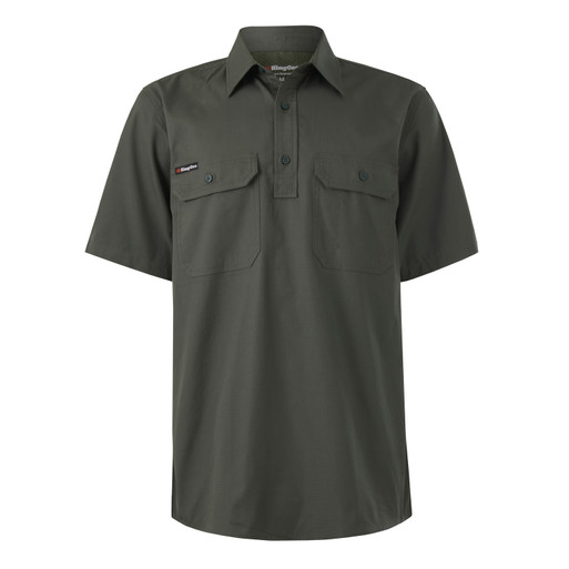 King Gee K14032 Short Sleeve CF Mens Workcool Shirt - Territory Uniforms