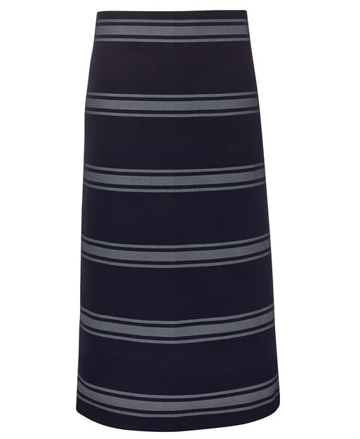 JB's Wear 5BA 5BA 5BANWBI - Apron - Navy/White Stripes - Bib - Territory Uniforms