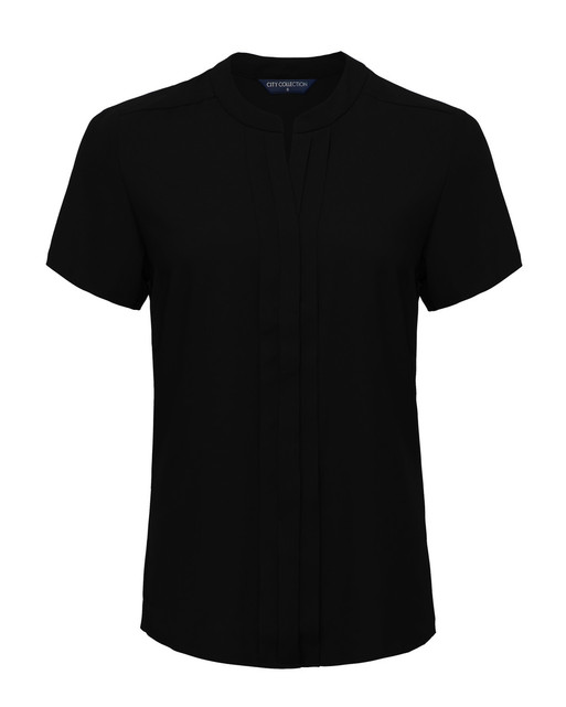 2288-Envy-Relaxed Fit-Pleat Front-Coincealed Buttons-Action Back