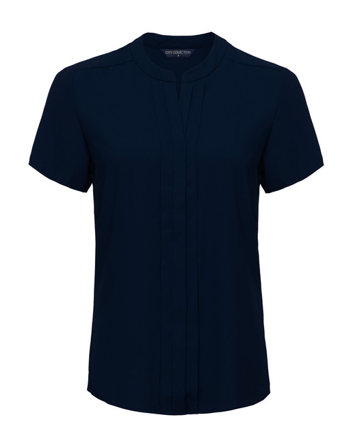 2288-Envy-Relaxed Fit-Pleat Front-Coincealed Buttons-Action Back
