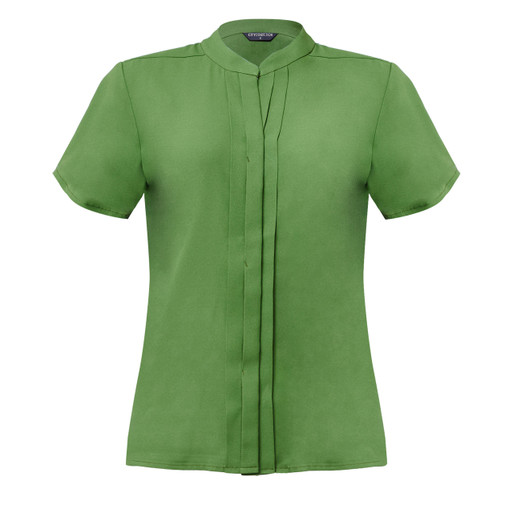 2288-Envy-Relaxed Fit-Pleat Front-Coincealed Buttons-Action Back