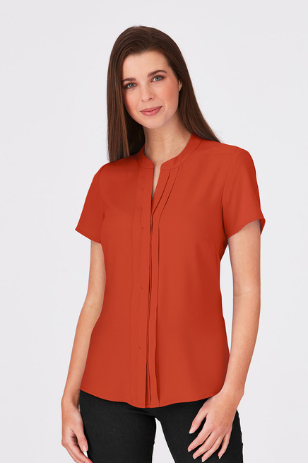 2288-Envy-Relaxed Fit-Pleat Front-Coincealed Buttons-Action Back