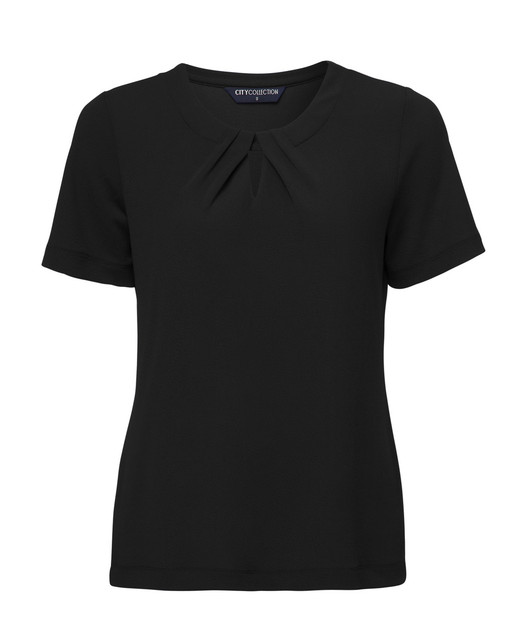 City Collection 2295-THE Short Sleeve - Semi Fitted - Pleat neckline - Territory Uniforms
