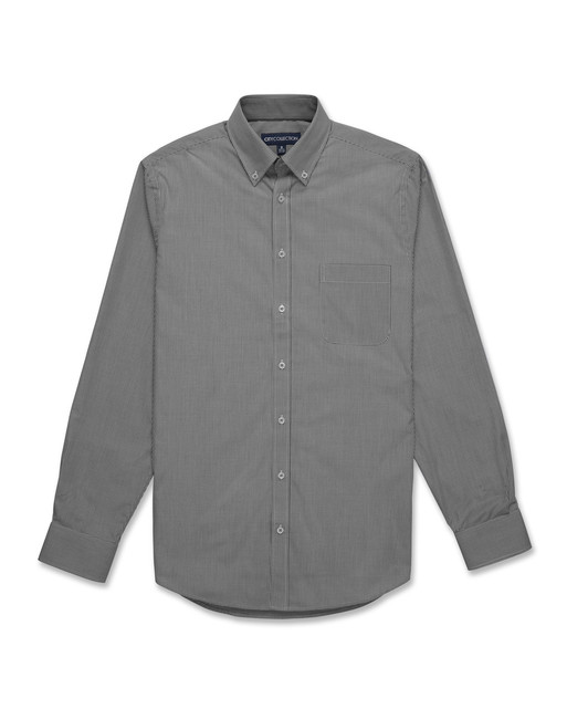 4222LS-Pippa Check-City Fit-BD Collar-Feature Trim Inside Collar and Cuff-1 Pocket