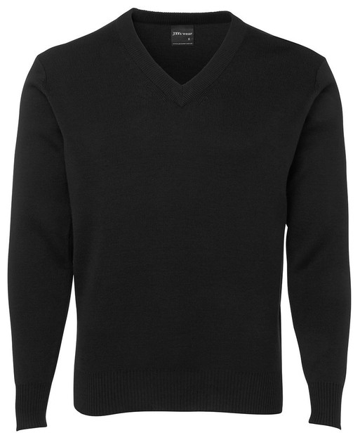 Jumper-Knitted-V Neck-Classic Fit-3 Colours-Sizes S to 5XL