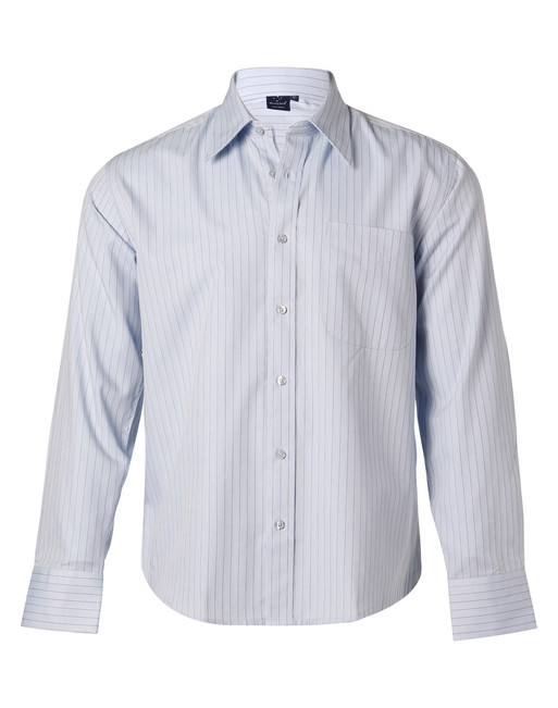 BS17 L/S Mens Pin Stripe Shirt