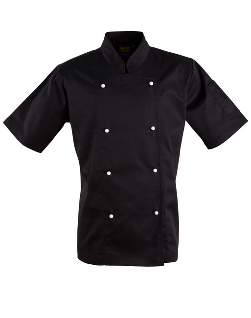Winning Spirit CJ02 Short Sleeve Chef Jacket - Territory Uniforms