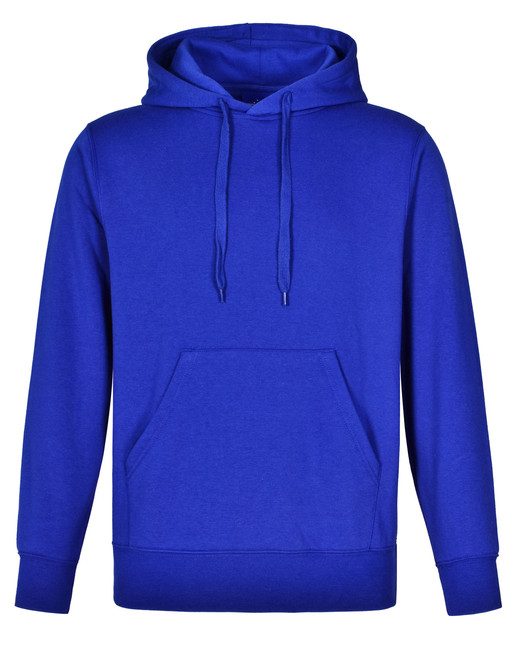 FL09 Adult's Close Front Contrast Fleecy Hoodie