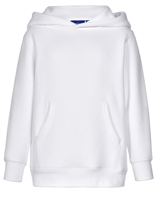 FL09K Kids' Close Front Contrast Fleecy Hoodie