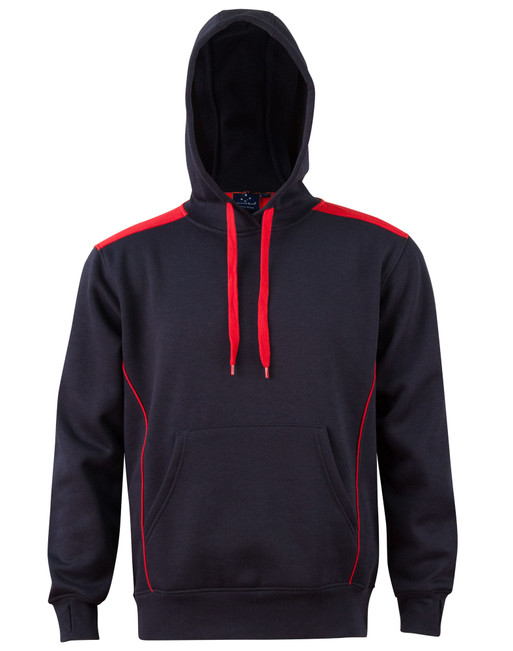 FL19 Adult's Kangaroo Pocket Contrast Hoodie