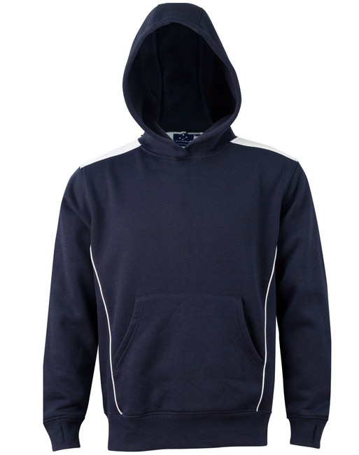 FL19K Kids' Kangaroo Pocket Contrast Hoodie