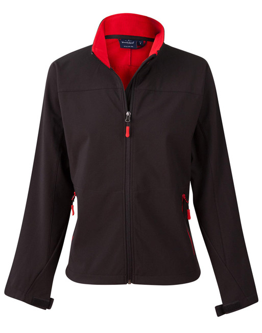 JK16 Ladies' Softshell Contrast Jacket