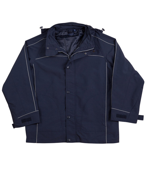 JK18 3 in 1 Jacket, silver relective piping