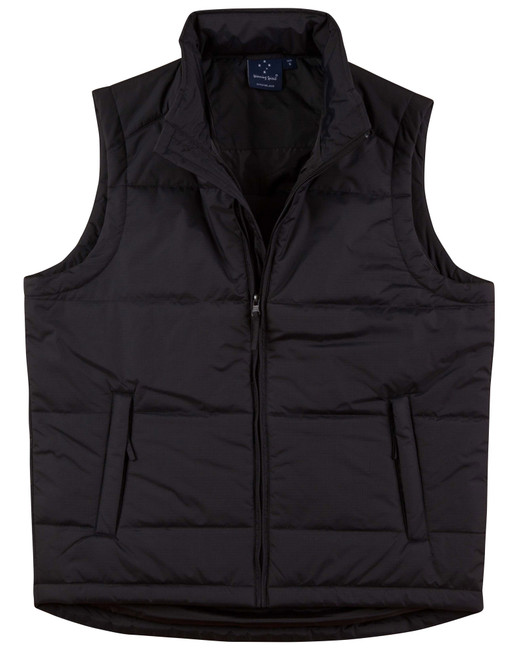 Winning Spirit JK29 Men's Nylon Rip - stop Padded Vest - Territory Uniforms