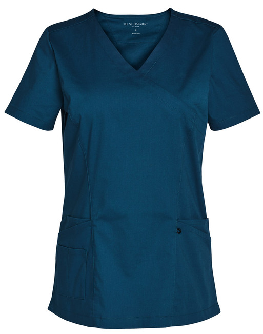 M7640 Ladies S/S Scrub Top