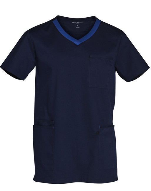 M7650 Mens S/S Scrub Top