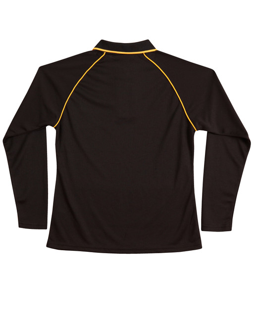 PS44 Ladies' cooldry raglan L/S polo